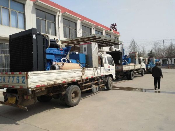 四臺(tái)精品玉柴機(jī)器發(fā)貨,配山東斯坦福電機(jī)。